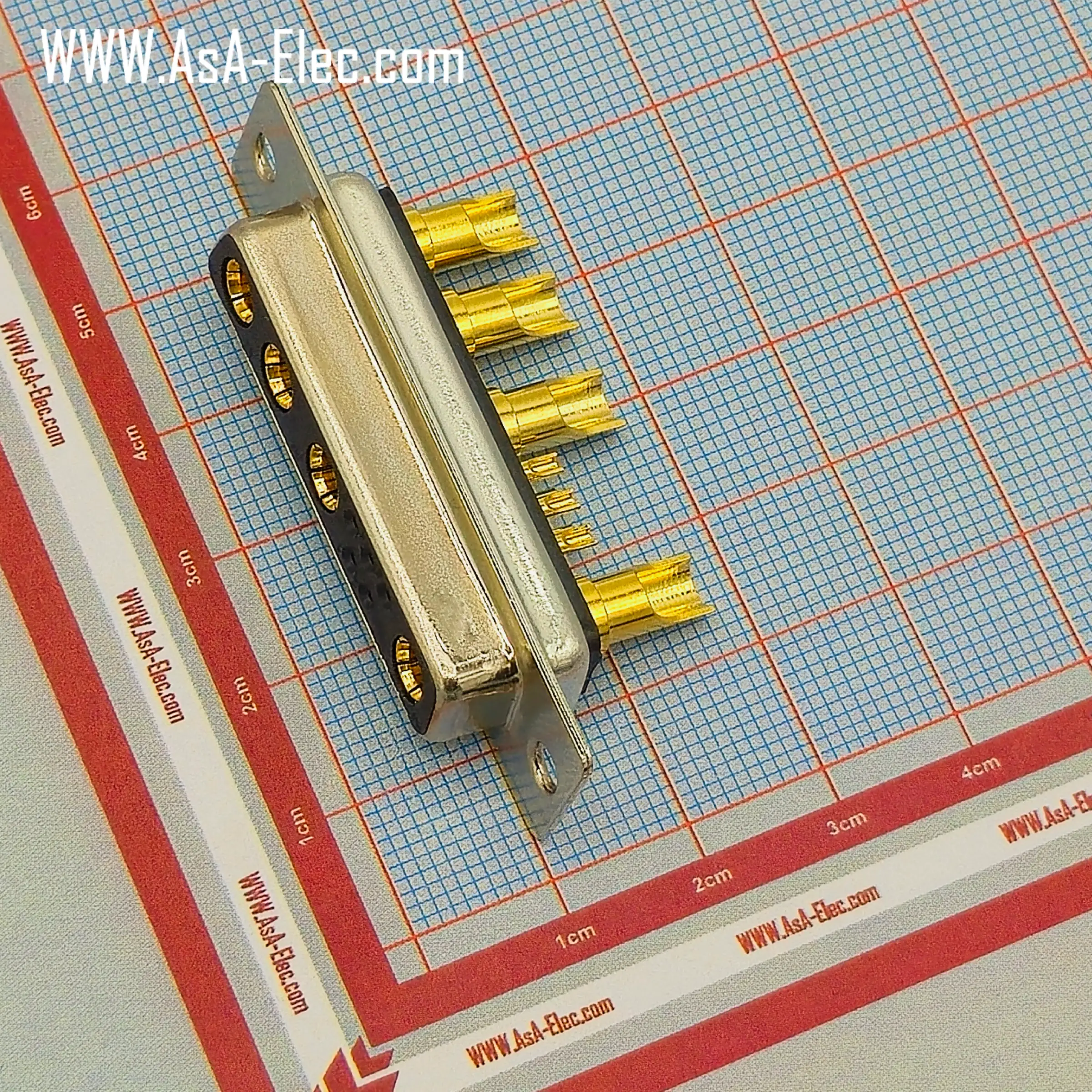 POWER D-SUB 9W4 SOLDER CUP-FEMALE